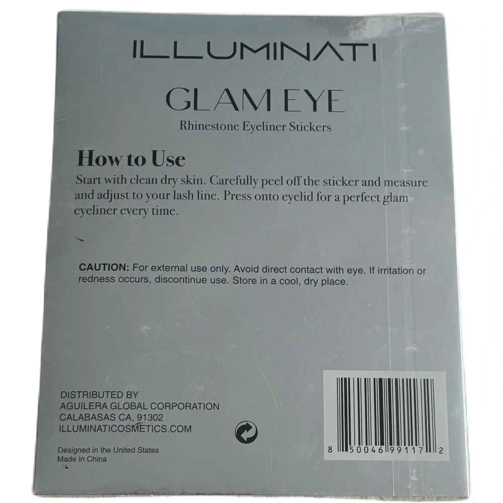 NIB Angel Wing & Glam Eye Eyeliner stickers 12 pairs